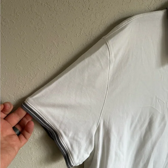 Men’s XL White Michael Kors Preppy Business Casual Cocktail Classic Polo - Picture 3 of 6